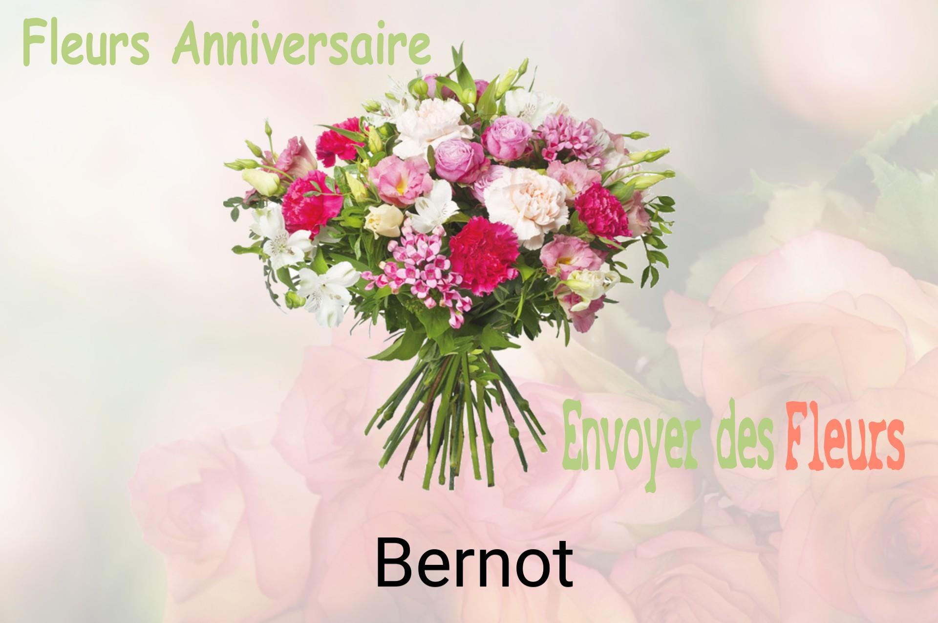 Bouquet de fleurs d’anniversaire livré à Bernot