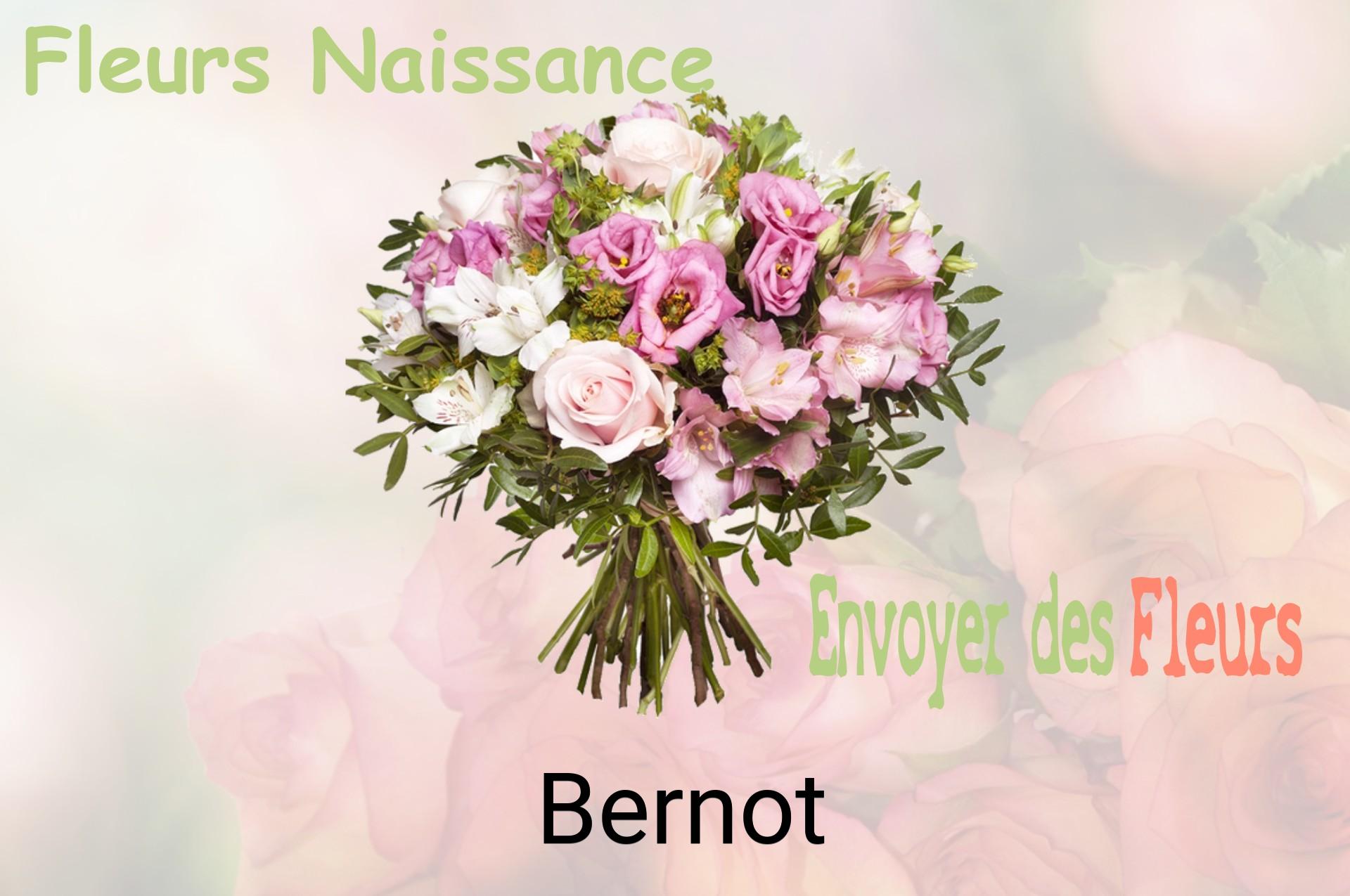Bouquet de fleurs de naissance livré à Bernot